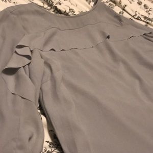 Blue Grey Banana Republic Dress w/ POCKETS!!!